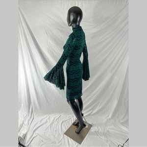NWT Aqua Green Lace Dress (M)